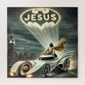 The Jesusmobile: Savior in the Night Jigsaw Puzzle