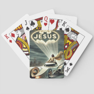 The Jesusmobile: Savior in the Night Poker Cards