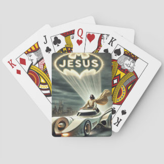 The Jesusmobile: Savior in the Night Poker Cards