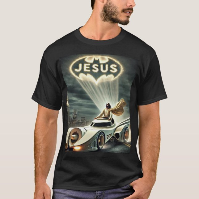 The Jesusmobile: Savior in the Night T-Shirt (Front)