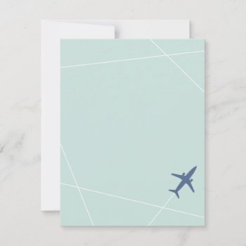 The Jet Set Stationery - Aqua Note Card by AmberBarkley at Zazzle