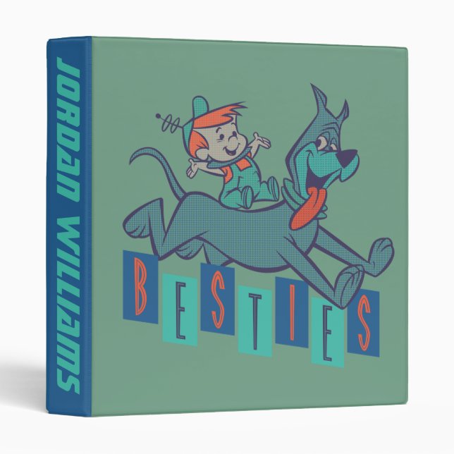 The Jetsons | Elroy & Astro | Add Your Name 3 Ring Binder (Front/Spine)