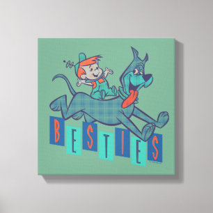 The Jetsons Elroy & Astro Besties Canvas Print
