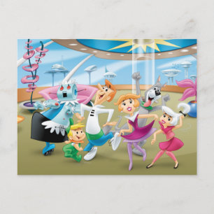 The Jetsons Family Dance Party Postcard