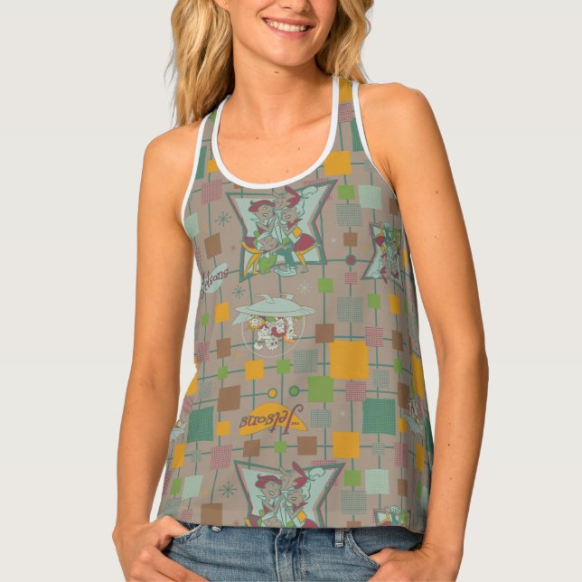 The Jetsons | Futuristic Pattern Tank Top (Front)