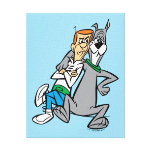 The Jetsons   George & Astro Buddies Canvas Print