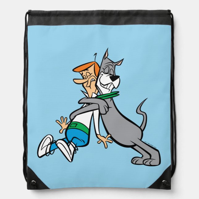 The Jetsons | George & Astro Hug Drawstring Bag (Front)