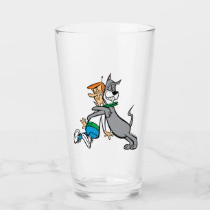 The Jetsons George & Astro Hug Glass