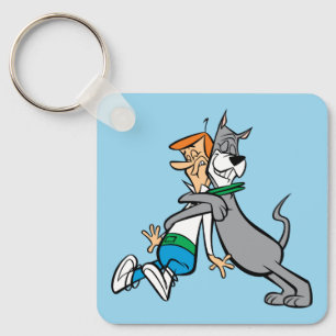 The Jetsons George & Astro Hug Keychain