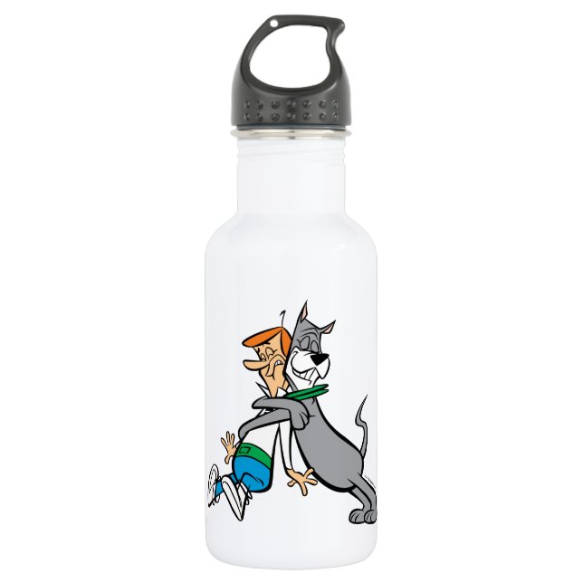 The Jetsons | George & Astro Hug Stainless Steel Water Bottle (Front)