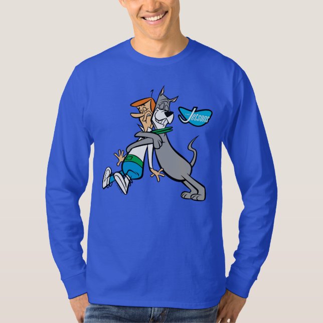 The Jetsons | George & Astro Hug T-Shirt (Front)