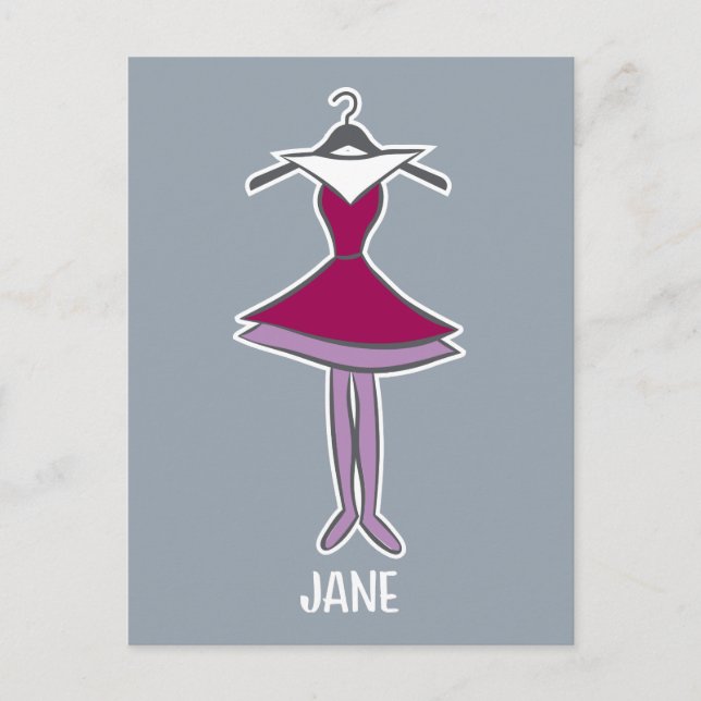 The Jetsons | Jane's Dress Postcard (Front)