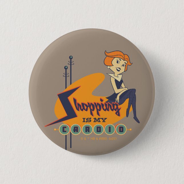 The Jetsons | Shopping is My Therapy Button (Front)