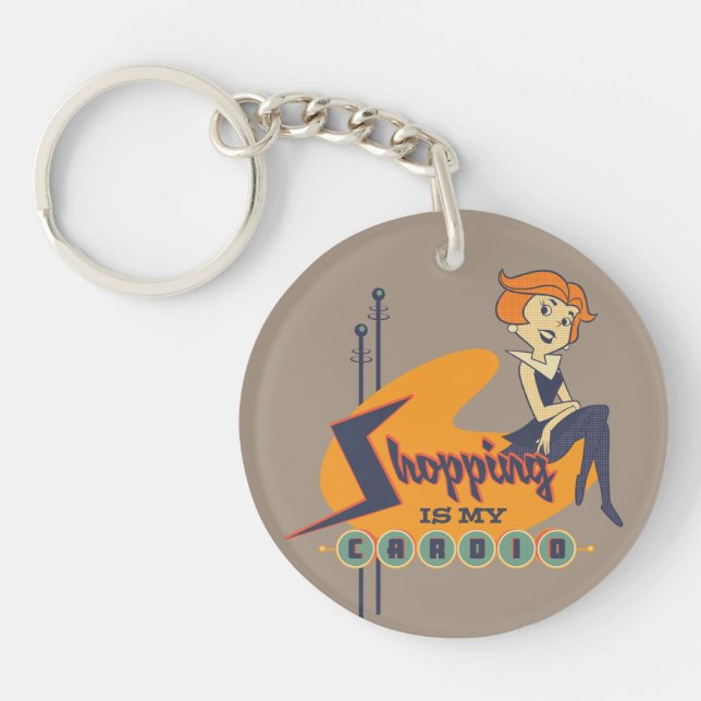 The Jetsons | Shopping is My Therapy Keychain (Front)