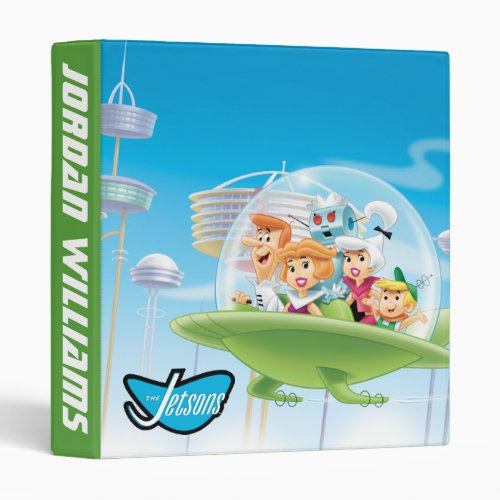 The Jetsons  The Family  Add Your Name 3 Ring Bi 3 Ring Binder