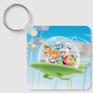 The Jetsons The Family Flying Car Keychain