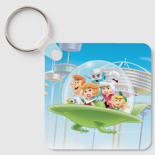 The Jetsons  The Family Flying Car Keychain