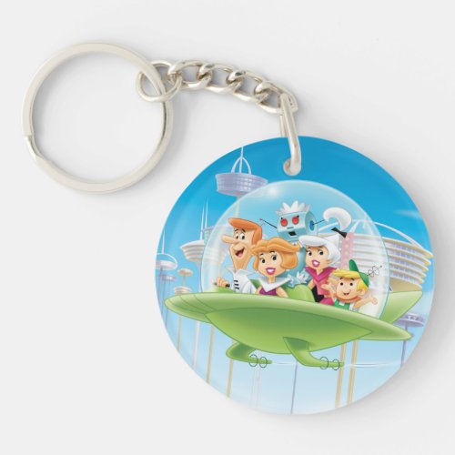 The Jetsons  The Family Flying Car Keychain
