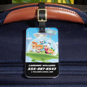 The Jetsons   The Family Flying Car Luggage Tag