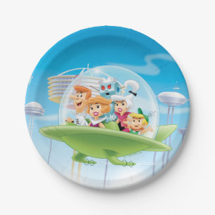 The Jetsons The Family Flying Car Paper Plates