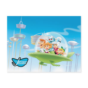 The Jetsons | The Family Flying Car Postcard