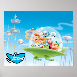 The Jetsons | The Family Flying Car Poster