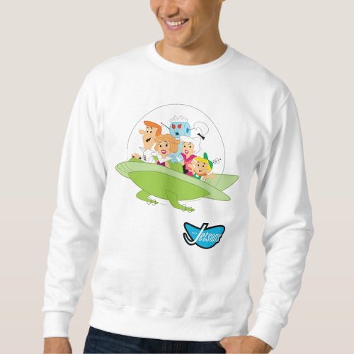 The Jetsons  The Family Flying Car Sweatshirt