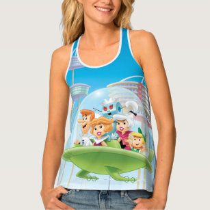 The Jetsons   The Family Flying Car Tank Top