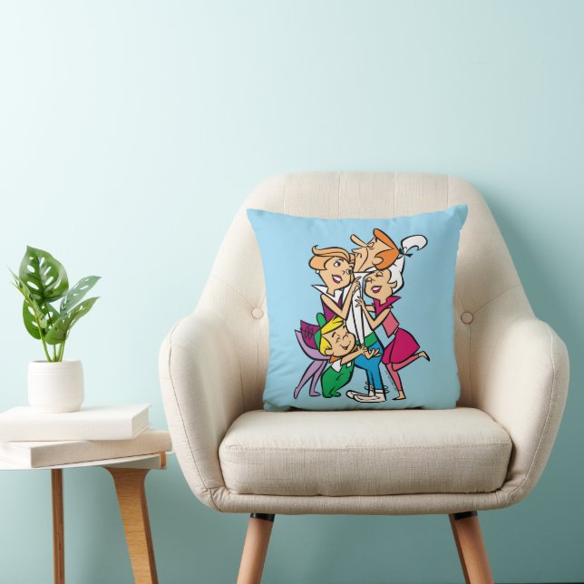 The Jetsons | The Family Throw Pillow (Chair)