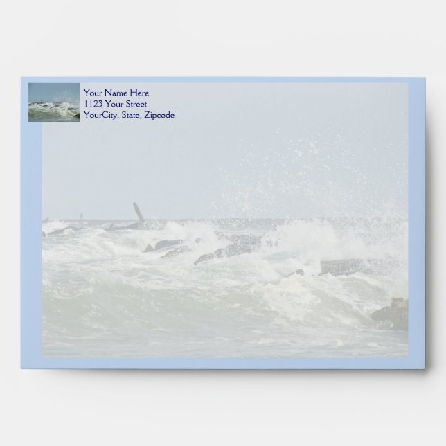 The Jetty - Island Beach State Park NJ Envelope (Front)