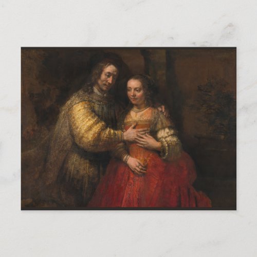 The Jewish Bride by Rembrandt van Rijn Postcard
