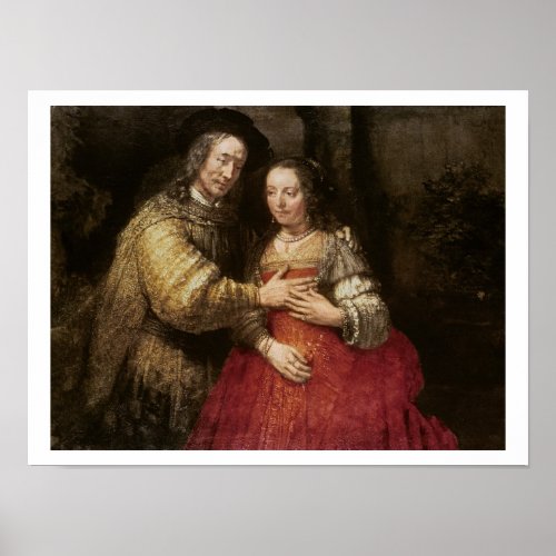 The Jewish Bride c1667 oil on canvas Poster