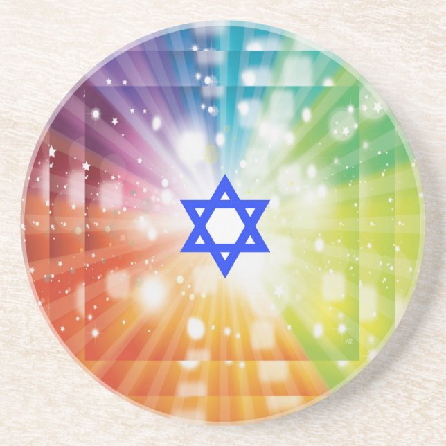 The Jewish burst of lights. Coaster (Front)