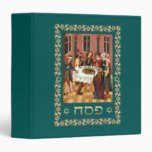  "The Jews' Passover" Judaica Fine Art Gift  3 Ring Binder
