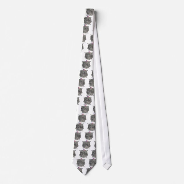 The JFK Quote That Sent Humans to the Moon Neck Tie (Front)