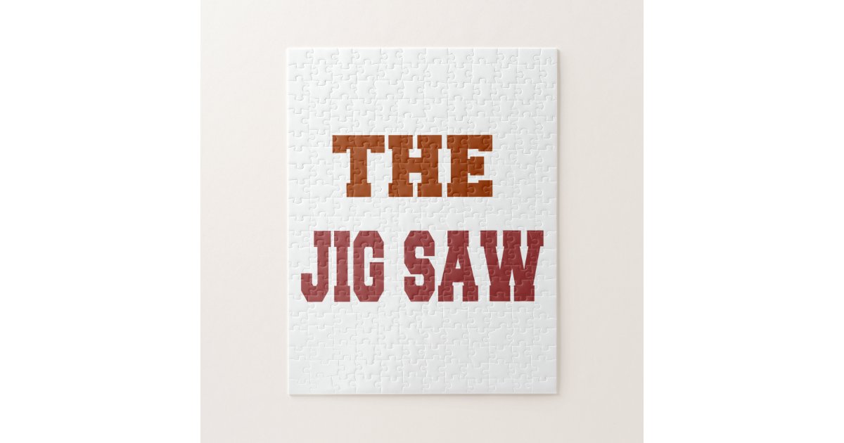 the jig saw jigsaw puzzle | Zazzle