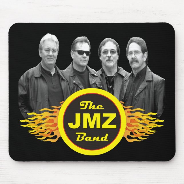 The JMZ Band "Busted" Mouse Pad (Front)