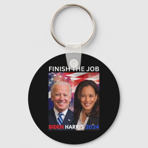 The Job_biden Harris 2024 Political Tee Democrats  Keychain