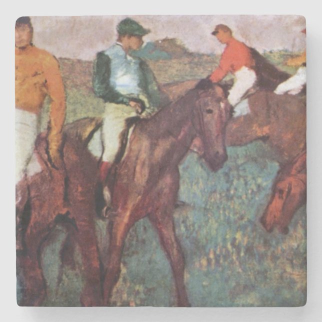 The Jockeys Stone Coaster (Front)