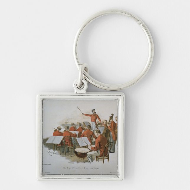 The Johann Strauss Orchestra at a Court Ball Keychain (Front)