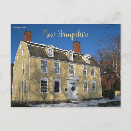 The John Paul Jones House Portsmouth New Hampshire Postcard