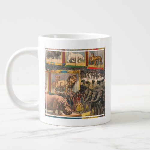 The John Robinson Largest Most Complete Menagerie Giant Coffee Mug