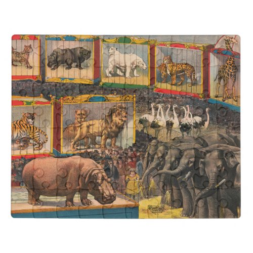 The John Robinson Largest Most Complete Menagerie Jigsaw Puzzle