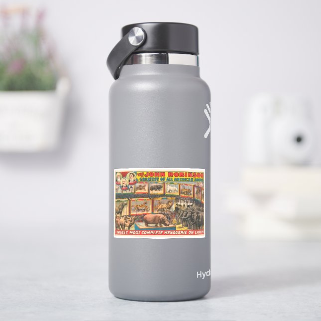 The John Robinson Largest, Most Complete Menagerie Sticker (HydroFlask)