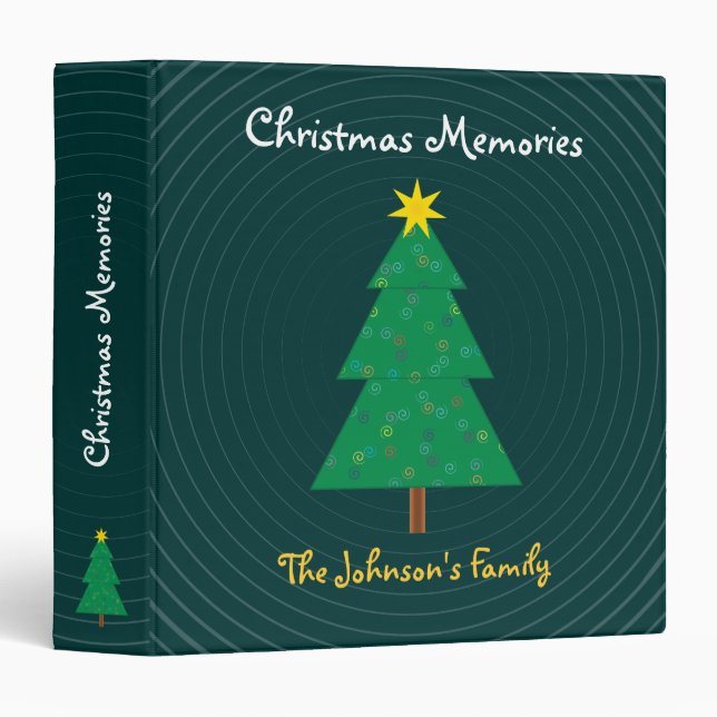 The Johnson's Family - Christmas Memories - Binder (Front/Spine)