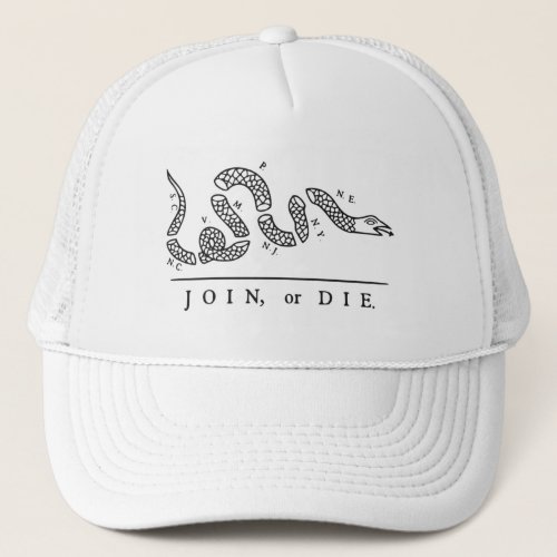 The Join or Die Trucker Hat