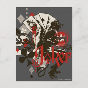 The Joker - 4 Aces Bleeding Heart Devil Postcard