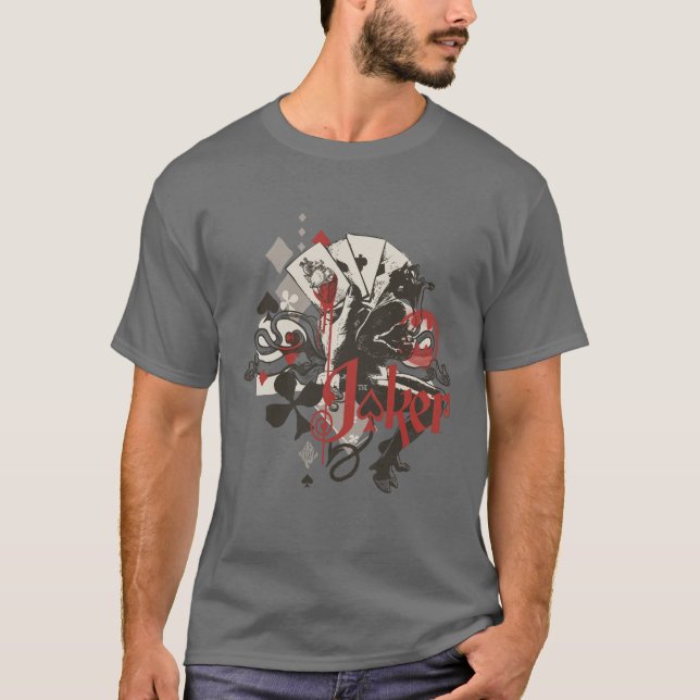 The Joker - 4 Aces Bleeding Heart Devil T-Shirt (Front)