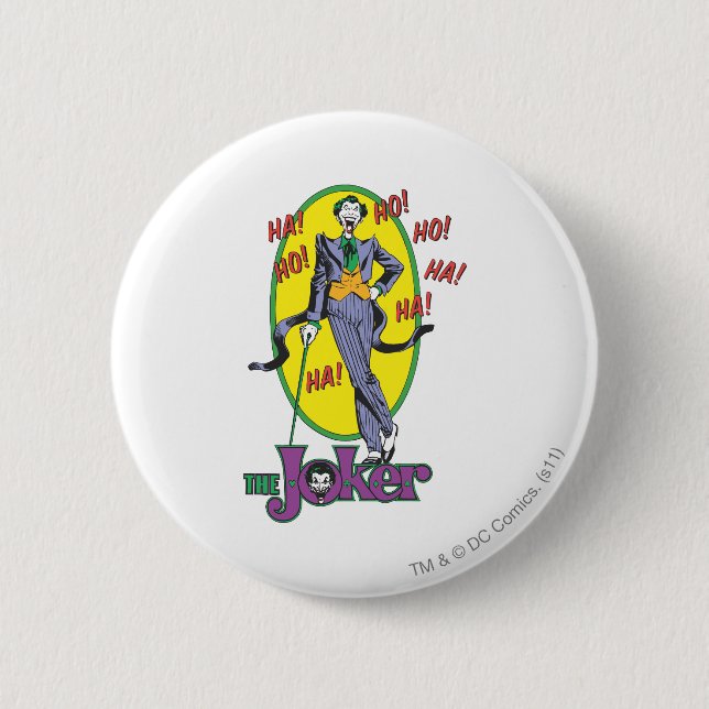 The Joker Cackles 2 Button (Front)