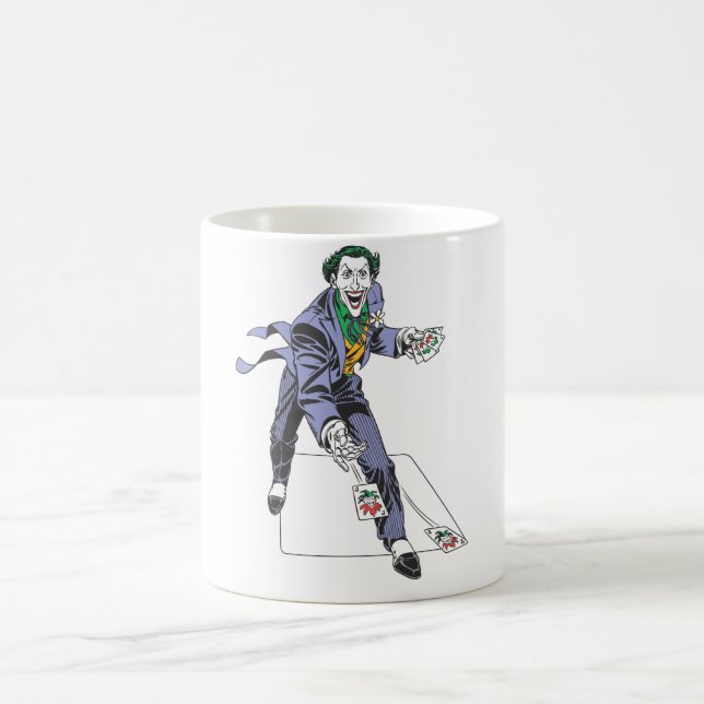 The Joker Casts Cards Coffee Mug (Center)